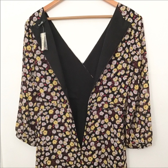 Madewell Wrap Front Maxi Dress French Floral - Picture 7 of 9